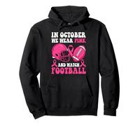en Octobre, Nous portons du Rose et regardons Le Cancer du Sein de Football Sweat à Capuche