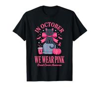 en Octobre, Nous portons la Sensibilisation au Cancer du Sein Rose T-Shirt