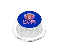 en Octobre, Nous portons l'aide d'un Guerrier Contre Le Cancer du Sein d'écureuil Rose PopSockets PopGrip pour MagSafe