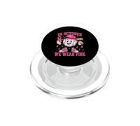 en Octobre, Nous portons Le Cancer du Sein de Baseball Rose PopSockets PopGrip pour MagSafe