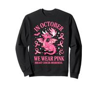 en Octobre, Nous portons Le Cancer du Sein Rose Sweatshirt