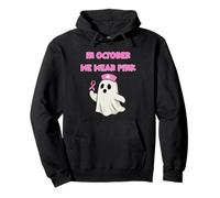 en Octobre, Nous portons Pink Nurse Ghost Halloween 2025 Sweat à Capuche
