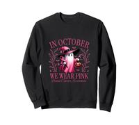 en Octobre, Nous portons Un Ruban Rose de Sensibilisation au Cancer du Sein Sweatshirt