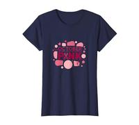 en Octobre, Nous portons Un Soutien Rose pour la Sensibilisation au Cancer du Sein T-Shirt, Femme, Bleu Marine, XXL