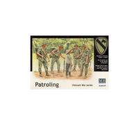 Masterbox Kit de Construction de Patrouille à l'échelle 1:35 de la série Guerre du Vietnam (Gris)