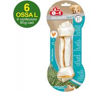 En peau de vache farcis de viande de poulet et de sels minéraux 8in1