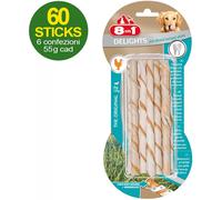 En peau de vache fourré à la viande de poulet et aux sels minéraux 8in1