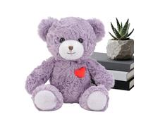 en Peluche,Cœur Brodé - Figurine Collector | Nounours Doux et Dou ant Fille Garço te Anni Saint-Val oël Pâq es