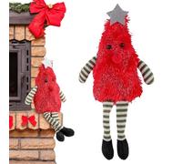 en Peluche de Noël - Ornement d'arbre de Noël à Longue Jambe, Figure de Vacances éclairée Mignonne avec caractéristiques décoratives, fête de Charme Festive, décorations de nouveauté pour la pi