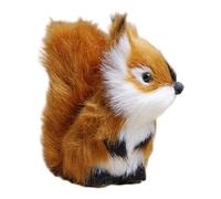 en peluche écureuil en peluche - Mini jouets d'animaux mignons et ornement de table, peluche douce et matériau PE, décoration de la maison à collectionner pour , adolescents, adultes