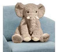 en peluche éléphant - Adorable animal rempli d'éléphant - Cadeau de jouet en peluche douce - Coussin douillet éléphant - Adorable décoration de chambre d'enfant - Peluche douce et confortable