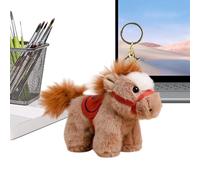 en peluche Equine - 14 cm - Accessoire de dessin animé court - Pendentif doux - Œuvre d'art texturée douce avec un savoir-faire appealing - Durable - Pour la collection de moments de célébration