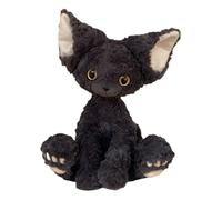 en Peluche féline Mignonne, Peluche de Dessin animé Doux de peeluche de Chat Noir | Animal Extravagant à chouchouter dans la décoration pour la Chambre des Animaux Domes