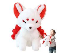 en Peluche - Jouet Doux et Mignon, Oreiller décoratif en Forme de Neuf queues | Parfait comme Cadeau pour Ceux Qui recherchent l'agilité, Un Anniversaire, Noël, la Saint-Valentin, Pâques,