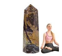 en pierre de - Point de gemme brillant lisse | Tour de naturelle pour le yoga, la conscience, l'alignement des chakras, la méditation, la récolte, l'ornement domestique