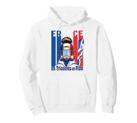 en Piste Féminine Française Supporter Hiver Tricolore Sweat à Capuche