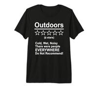 en Plein air, Aucune évaluation par étoiles ne recommanderait Pas Sarcastique T-Shirt Haut de Gamme