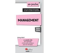 En poche Management 2015-2016, 3ème Ed.