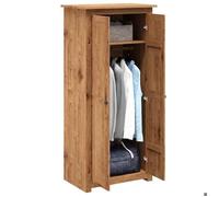 ""En Promotion""Armoire de chambre Moderne - ABOTT@ Cabinet vêtements/Garde-robe - 80x50x171,5cm Pin massif Assortiment Panama 919236