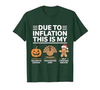 en Raison de l'inflation, C'est Mon Halloween, Noël, Thanksgiving T-Shirt