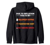 en Raison de l'inflation, C'est Mon Halloween Thanksgiving Noël Sweat à Capuche