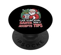 en Raison de l'inflation, Le Père Noël accepte désormais Les PopSockets PopGrip Adhésif