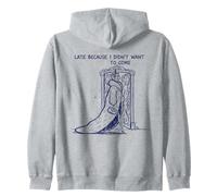 en Retard Parce Que Je ne voulais Pas Venir Lazy Cat Sweat à Capuche