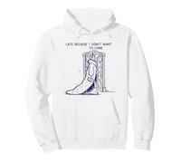 en Retard Parce Que Je ne voulais Pas Venir Lazy Cat Sweat à Capuche