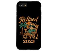 En retraite Doux raton laveur avec cocktail Relaxed Enfin la retraite Coque pour iPhone SE (2020) / 7 / 8