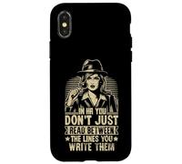 en RH, Vous ne lisez Pas Entre Les Lignes Que Vous écrivez HR Coque pour iPhone X/XS