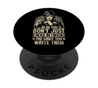en RH, Vous ne lisez Pas Entre Les Lignes Que Vous écrivez HR PopSockets PopGrip Adhésif