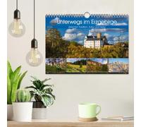 En route dans les monts Métallifères - entre tradition, culture et nature, Version française (Calendrier mural 2026 DIN A4 portrait), Calendrier CALVENDO mensuel