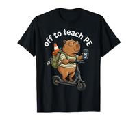 en Route pour enseigner la rentrée Scolaire à Un Professeur d'éducation Physique T-Shirt