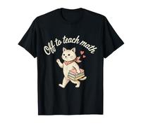 en Route pour enseigner Les mathématiques, Professeur de mathématiques Amusant pour la rentrée T-Shirt