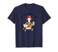 en Route pour Faire des Choses de Pompier Funny Goose Coffee Firefighting T-Shirt