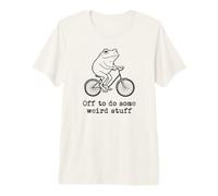 en Route pour Faire des Choses étranges : Frog Goblincore Cycling T-Shirt Haut de Gamme