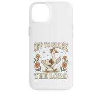 en Route pour Faire l'éloge de Lord Goose Bible Christian Coque pour iPhone 14 Plus