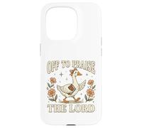 en Route pour Faire l'éloge de Lord Goose Bible Christian Coque pour iPhone 15 Pro