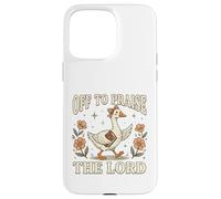 en Route pour Faire l'éloge de Lord Goose Bible Christian Coque pour iPhone 15 Pro Max