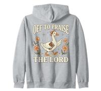 en Route pour Faire l'éloge de Lord Goose Bible Christian Sweat à Capuche