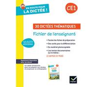 En route pour la dictée ! CE1 - Les animaux du monde - Ed. 2024 - Fichier de l'enseignant - Laurence Lefèvre - Hatier - broché - Scolaire / Universitaire