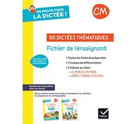En route pour la dictée ! CM - Ed. 2022 - Fichier photocopiable 60 dictées thématiques