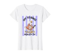 en Route pour la télé-réalité Silly Goose Stripes T-Shirt Graphique avec Valeur