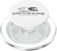 en Route pour Le Camping-Car du Parc National des Glaciers de Sun Road PopSockets PopGrip pour MagSafe