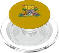 en Route pour Le Zoo, fête des Animaux, Anniversaire au Zoo de la Jungle PopSockets PopGrip pour MagSafe