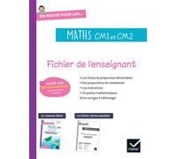 En route pour les Maths - CM1 CM2 - Ed. 2026 - Fichier enseignant - Grégory Sieja - Hatier - broché - Scolaire / Universitaire