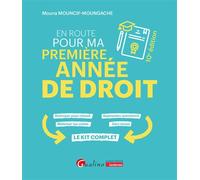 En route pour ma première année de droit Anticiper pour réussir - Apprendre autrement - Maîtriser les codes - Zéro stress - Mouna Mouncif-Moungache - Gualino Eds - broché - Scolaire / Universitaire