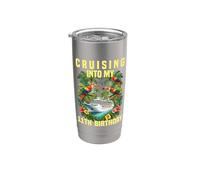 En route pour mes vacances de croisière pour mon 11e anniversaire Gobelet isotherme en acier inoxydable double paroi