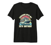 en Route pour Mes Vacances de croisière pour Mon 26e Anniversaire T-Shirt Haut de Gamme