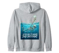 en Route pour Prendre de Mauvaises décisions | Skeleton Vacation Sweat à Capuche